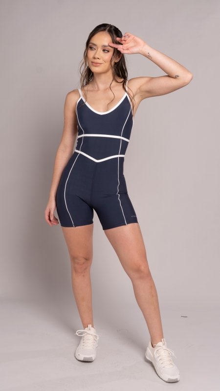 Street contrast jumpsuit Azul Noche - AW