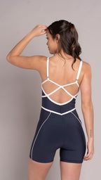 Street contrast jumpsuit Azul Noche - AW