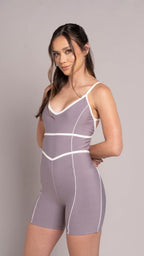 Street contrast jumpsuit Morado - AW