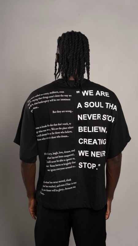 T shirt ultra Negro - AW