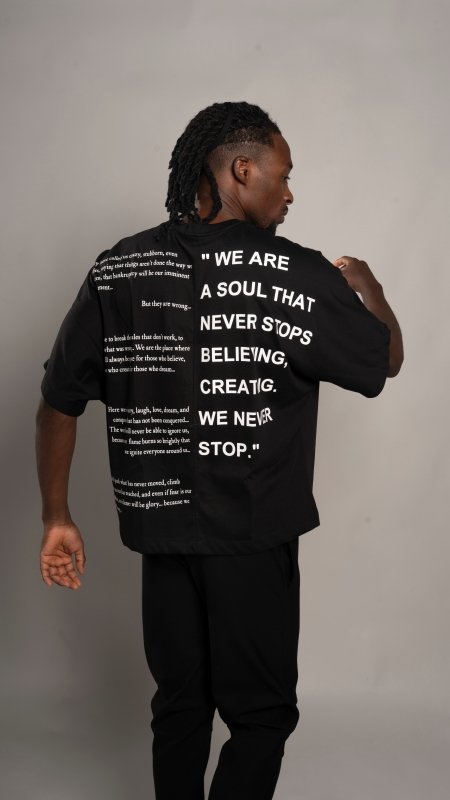 T shirt ultra Negro - AW