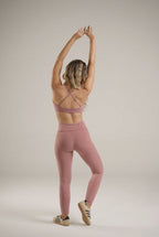 Twist High waist leggings Toulose Rose - AW