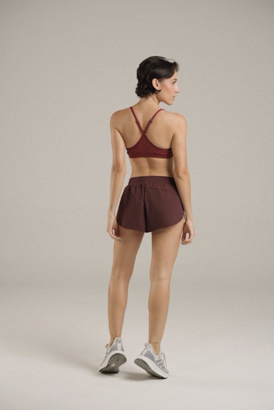 V neck bra sens Deep Red - AW