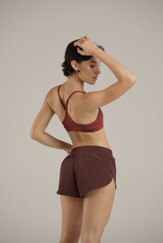 V neck bra sens Deep Red - AW