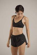 V neck bra sens Negro - AW
