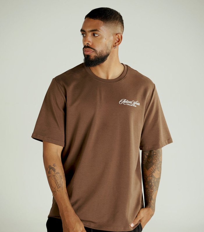 Wenever T shirt Chocolate - AW
