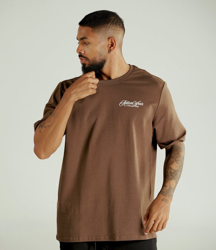 Wenever T shirt Chocolate - AW
