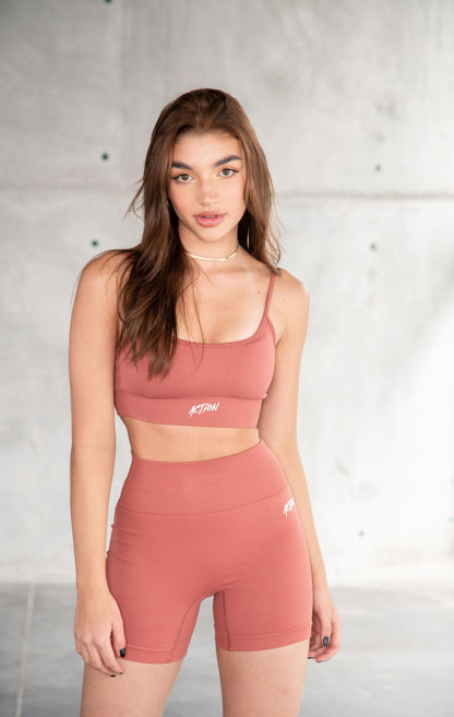 Top delgado Rust red